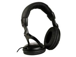 Velleman Casque stéréo numérique, Bandeau Robuste Ajustable, Haut-Parleur Dynamique Ø 40 mm, Plage de fréquences 20-20000 Hz, Parfait pour Les DJ, câble de 2 m, 185 g, Noir