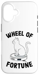 Wheel Of Fortune Cat Joke Robot Vacuum Cleaner Cat Case for iPhone 16