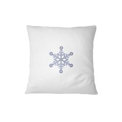 Bona Basics, Funda de cojín Decorativa, decoración del hogar, para sofá, cafetería, Tamaño: 45X45 cm, Color: Blanco