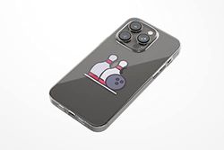 Bonateks, Custodia con stampa digitale, compatibile con iPhone 14 Pro, custodia protettiva, antiurto, silicone, flessibile, trasparente