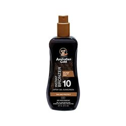 Australian Gold SPF 10 żel w sprayu plus bronzer, 1 opakowanie (1 x 237 ml)