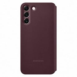 Samsung Official S22+ Smart Clear View Cover Burgundy