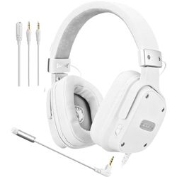 SADES Snowwolf SA-722S gaming headset wit, wit, 18,5 cm x 9 cm x 26,5 cm