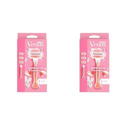 Gillette Venus ComfortGlide Spa Breeze Maquinilla de Afeitar Mujer + 3 Cuchillas de Recambio (el embalaje puede variar) (Paquete de 2)