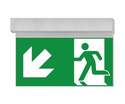 daisalux ikus – luminaire mural bANDEROLA ikus-bp Double rtd1633 Gris