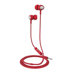 Celly Stereo koptelefoon 3.5mm ronde kabel rood