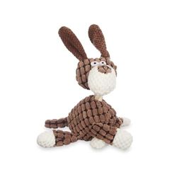 Hundleksak brun hund 26 x 8 x 21 cm ljudfylld leksak