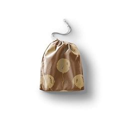 Bonamaison Printed Cotton Produce Bag with Drawstring, Reusable Grocery Bag, Biodegradable Eco-Friendly Bags, Travel Pouch, Sachet Bags, Shopping Bag, Eco Friendly, Foldable, Size: 30x40 Cm