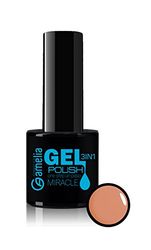 Amelia Cosmetics Vernis Gel à ongles, 3 en 1, couleur beige – 5 boîtes de 10 ml – Total : 50 ml