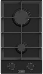Kernau KGH 3212 CI Matt Black, Gas hob, Black