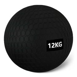 Amazon Basics, Palle mediche/slam ball per esercizi, 12 kg, Nero