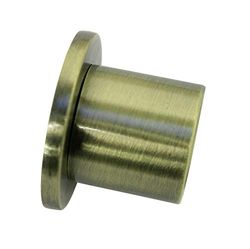 Gardinia Wall Bearing for Diameter Pack of 2, Brass Antique, Ø 16 mm