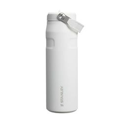 Stanley Flip Straw 2.0 Botella Agua Acero Inoxidable Con Pajita 0.7L - 10 Horas Fría - 2 Días Helada - Acero Inoxidable - Sin BPA - Antifugas - Apta Para Lavavajillas - Frost