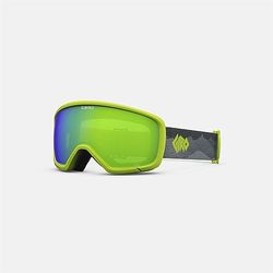 Giro Youth Stomp Lunettes de ski/neige – Ano Lime Linticular – Verres vert Loden