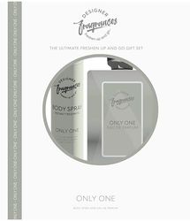 Designer Fragrances Only One Female Gift Set Bundle - Each Package Includes 100ml Body Spray Deodorant and 50ml Women’s Eau De Parfum Spray - For Instant Freshness on The Go - Long Lasting Smells
