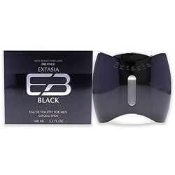 New Brand Extasia Black For Men 3.4 oz EDT Spray