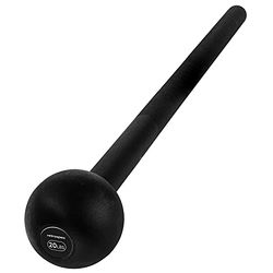 Retrospec Steel Macebell Strength Training Weight Poids d'entraînement en Force Unisexe, Noir Mat, 20 lbs