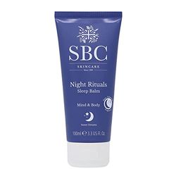 SBC Skincare Night Rituals Sleep Balm 100ml, Moisturising and Relaxing with a Sleep Enhancing Fragrance