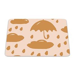 Questo Casa, Stampa Digitale Rettangolo Tappetino per Mouse, Base Antiscivolo, per Ufficio e Casa, Dimensioni: 22x18 Cm