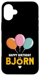 Happy Birthday Björn Case for iPhone 16 Plus