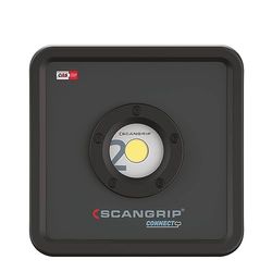 Projecteur NOVA 2 CONNECT LED : Compact et Puissant pour Professionnels, 2000 Lumens, 5 Niveaux. Robuste, Résistant aux Chocs avec Banque d'Alimentation Intégrée avec Port USB. Avec Support et Crochet