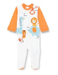 Chicco, Tutina con Apertura Entrogamba, Unisex - Bimbi 0-24, 3 mesi, Bianco (471)