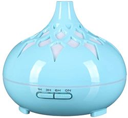 SIXTOL Palm Aroma Difuzer 500 ml | Ultrasone luchtbevochtiger | Voor luchtbevochtiging en doorruiken van thuis, slaapkamer, kantoor | Aromatherapie | Voor etherische oliën