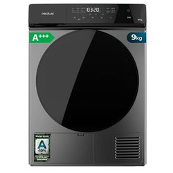 Cecotec Secadora de Ropa Bomba de Calor 8kg Bolero DressCode Dry 8400 Steel A+++. 600W, Bajo Consumo, Full Touch, Plancha Fácil, 15 Programas, Secado Automático y Tambor de Acero Inoxidable
