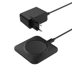 Belkin BoostCharge Pro Chargeur à Induction avec alignement Facile (Recharge Rapide de 15 W, pour iPhone, Samsung Galaxy, Airpods Pro, et Tout Appareil Compatible MagSage, Noir)
