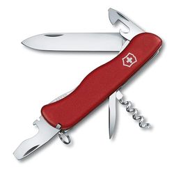 Victorinox Picknicker, navalha multiusos suíça, faca de bolso, presente, 11 funções, lâmina grande, abre-latas, bloqueável