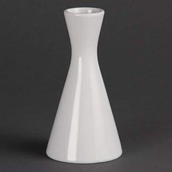 Olympia CB701 jarrón de Porcelana (Pack de 6)