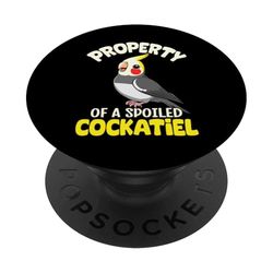 Diseño de cacatúas divertido para los amantes de los pájaros PopSockets PopGrip Adhesivo