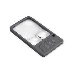 Carson Pocket Magnifier loupe de poche avec fonction éclairage par LED, grossissement de 2,5x, 4,5x et 6x (PM-33)