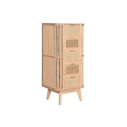 Home ESPRIT Commode goud natuur vuren 48 x 35 x 105 cm