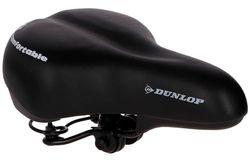 Dunlop Vehicle 871125241969 selim para bicicleta de gel PU 265 x 185 mm, preto, PU 265 x 185 mm