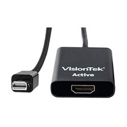 VisionTek Active Mini DisplayPort to HDMI Adapter Cable for Mac and PC