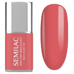 Semilac Smalto UV 3 in 1 One Step Glossy S690 Coral Pink 7 ml