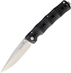 MCUSTA 164112 eenhandsmes Shinra Minagi jacht-/outdoormes, zilver