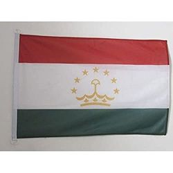 AZ FLAG Pavillon Nautique Tadjikistan 45x30cm - Drapeau de Bateau tadjik 30 x 45 cm