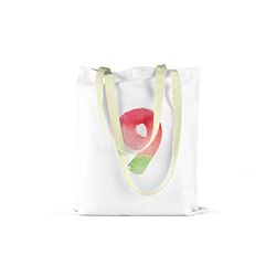 Bonamaison, Bedrukte Draagtas, Herbruikbare Boodschappentas, Boodschappentas, Mag in de Wasmachine, Milieuvriendelijk, Opvouwbaar, Canvas Stoffen Tas Met Handvatten, 34X40 Cm - Vervaardigd İn Turkije