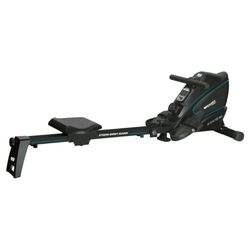 BEHUMAX Smart Rower Stream Roeitoestel, lcd-monitor, 10 weerstandsniveaus, traagheid 7 kg, magnetische weerstand, opvouwbaar, ergonomische zitting en bekleding, compatibel met apps.