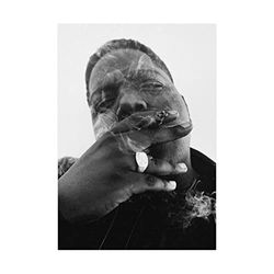 Poster di The Notorious BIG - Stampa Biggie - Biggie - Stampa incorniciata o senza cornice | A5 21.0x14.8cm, Nessuna cornice