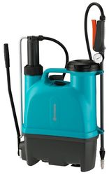 Gardena rugsproeier 12 l Plus: Druksproeier met telescopische lans, grote vulopening, ergonomisch gevormd reservoir, hoogwaardige messing sproeimond, sproeistraal mogelijk (11142-20)