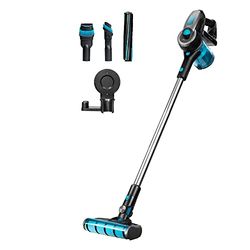 Cecotec Aspirador Escoba Sin Cable Conga Rockstar, Digital, 3 en 1, 430 W, 24 kPa, Modo Automático, 65 minutos de Autonomía, Tecnología 360 grados, Kit de Accesorios, Serie 1200 X-Treme