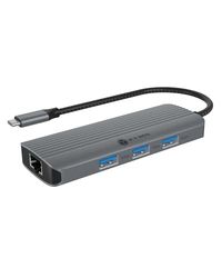 ICY BOX Station d'accueil USB-C (6 en 1) avec 1 Port HDMI (4K 60 Hz), 3 hubs USB 3.2, 100 W Power Delivery, Aluminium, Plug & Play, Windows & macOS, IB-DK4034a-CPD