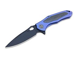 WE Knife Unisex – Vapor 804A blå/svart fickkniv, blå, 17,3 cm
