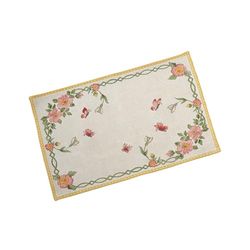 Villeroy & Boch Spring Fantasy Toalha de mesa individual New Flowers, algodão/poliéster, multicolor, flores, toalhas de mesa, 32 x 48 cm