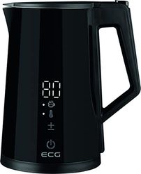 ECG RK 1893 Digitouch Black Kettle, 2200W, 1,7 l, display LED