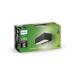 Philips myGarden 1648793P0 Outdoor wall lighting 4,5 W LED antracite iluminação ao ar livre - iluminação ao ar livre (iluminação exterior da parede, antracite, alumínio, sintético, IP44, jardim,