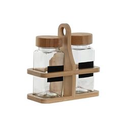 ESPECIERO SET 2 CRISTAL BAMBU 13,2X6,2X13,3 120ML